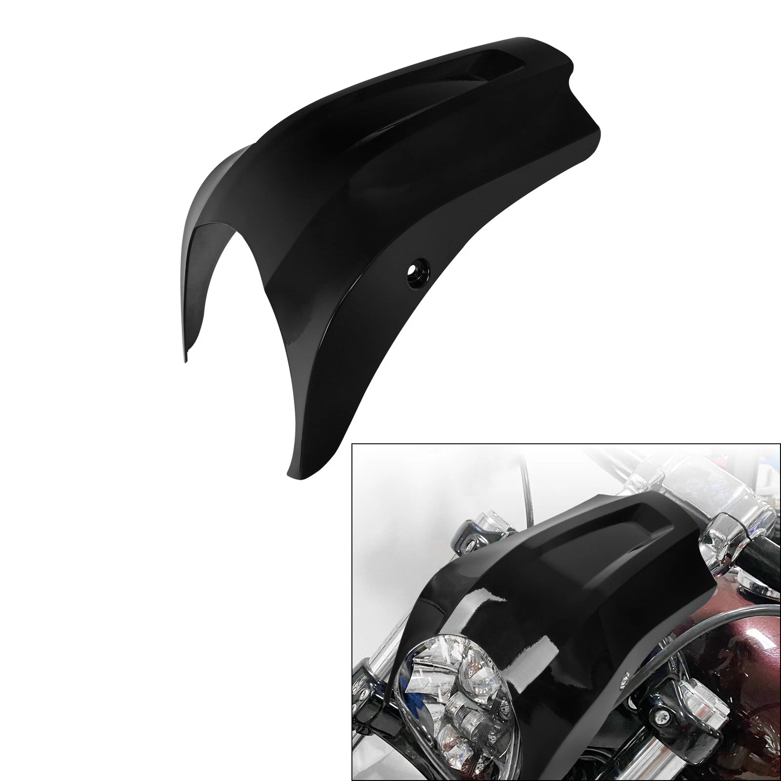 Front Headlight Fairing Cover with Bracket for Harley Softail Breakout (2018–2024)