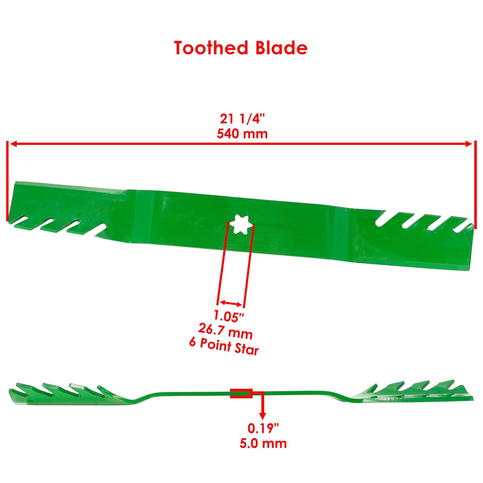 42-Inch Deck Gator Blades Replacement for MTD Cub Cadet (2009–2019)