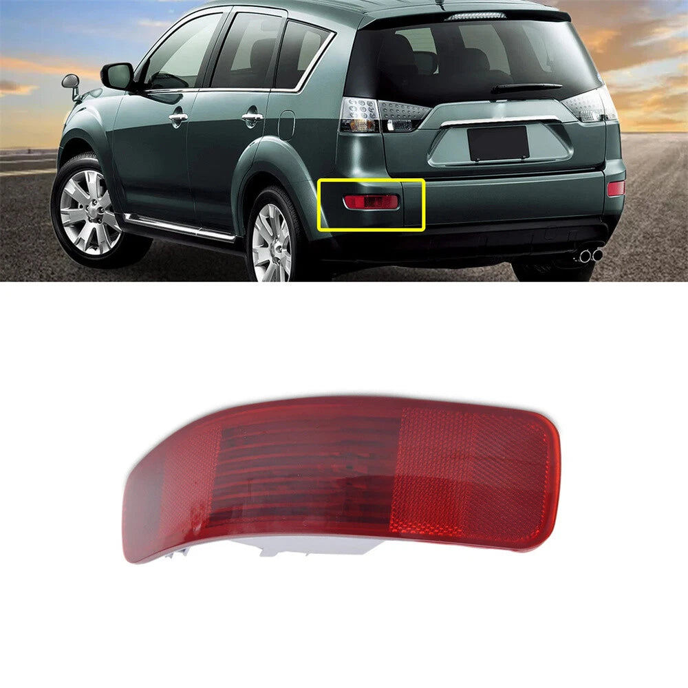 Left Side Bumper Tail Light Reflector for Mitsubishi Outlander (2007–2012)