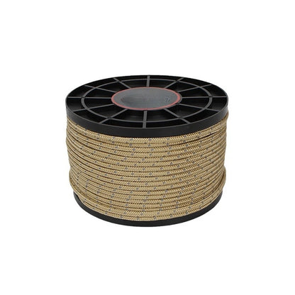 50m Reflective Polyester Camping Rope 4mm for Tent Wind Line Use