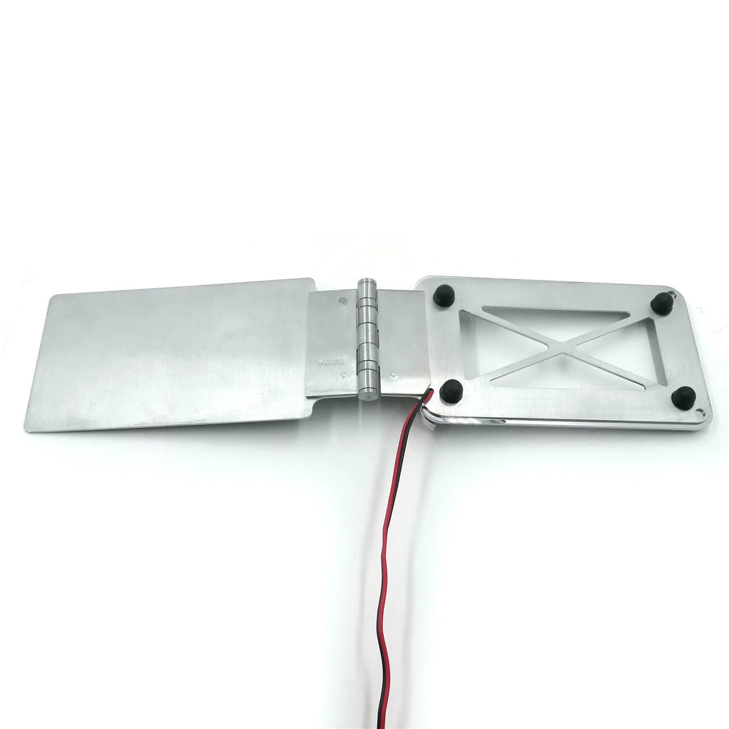 Folding Tag Bracket License Plate LED Light for Touring (w/ Hard ABS Bag)
