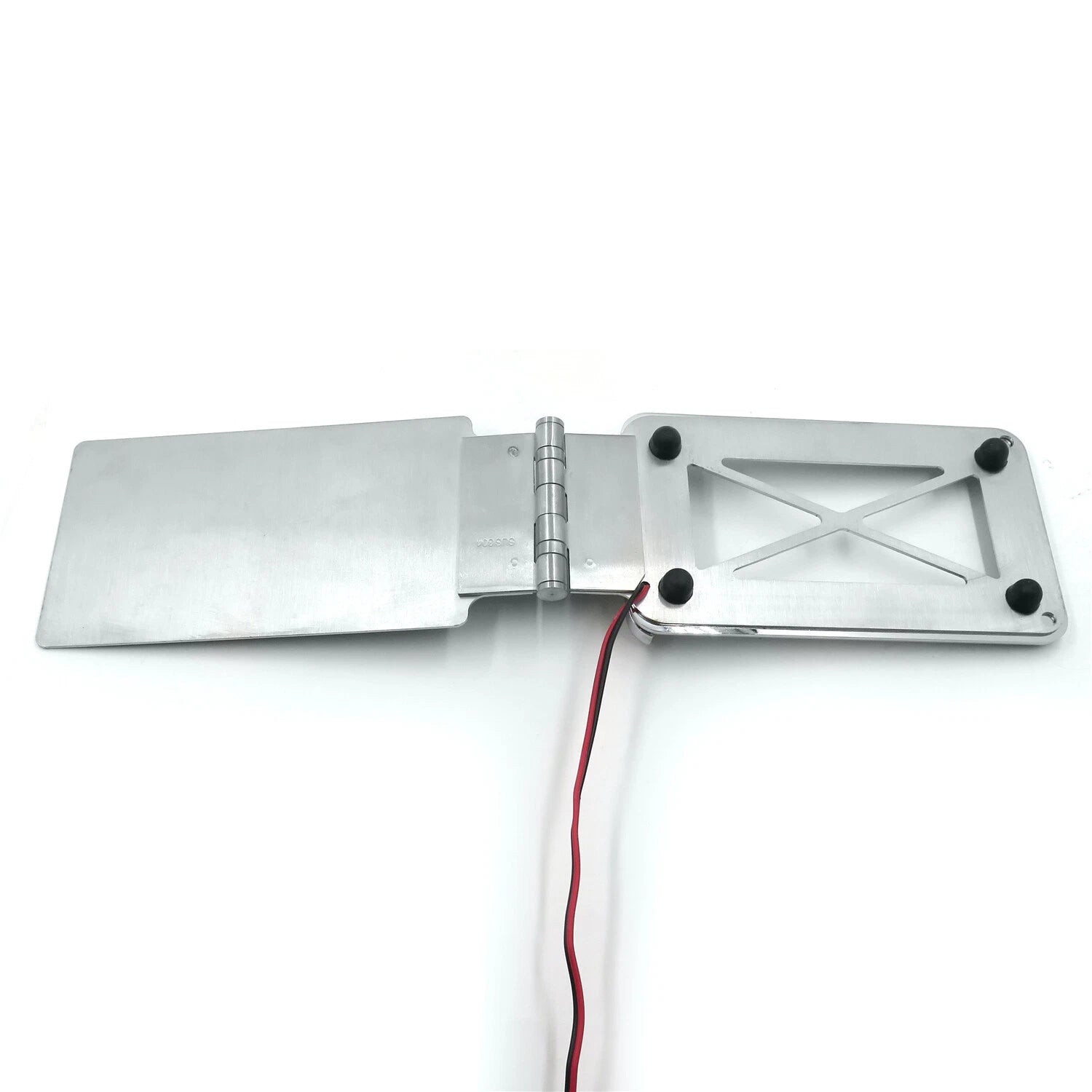 Folding Tag Bracket License Plate LED Light for Touring (w/ Hard ABS Bag)