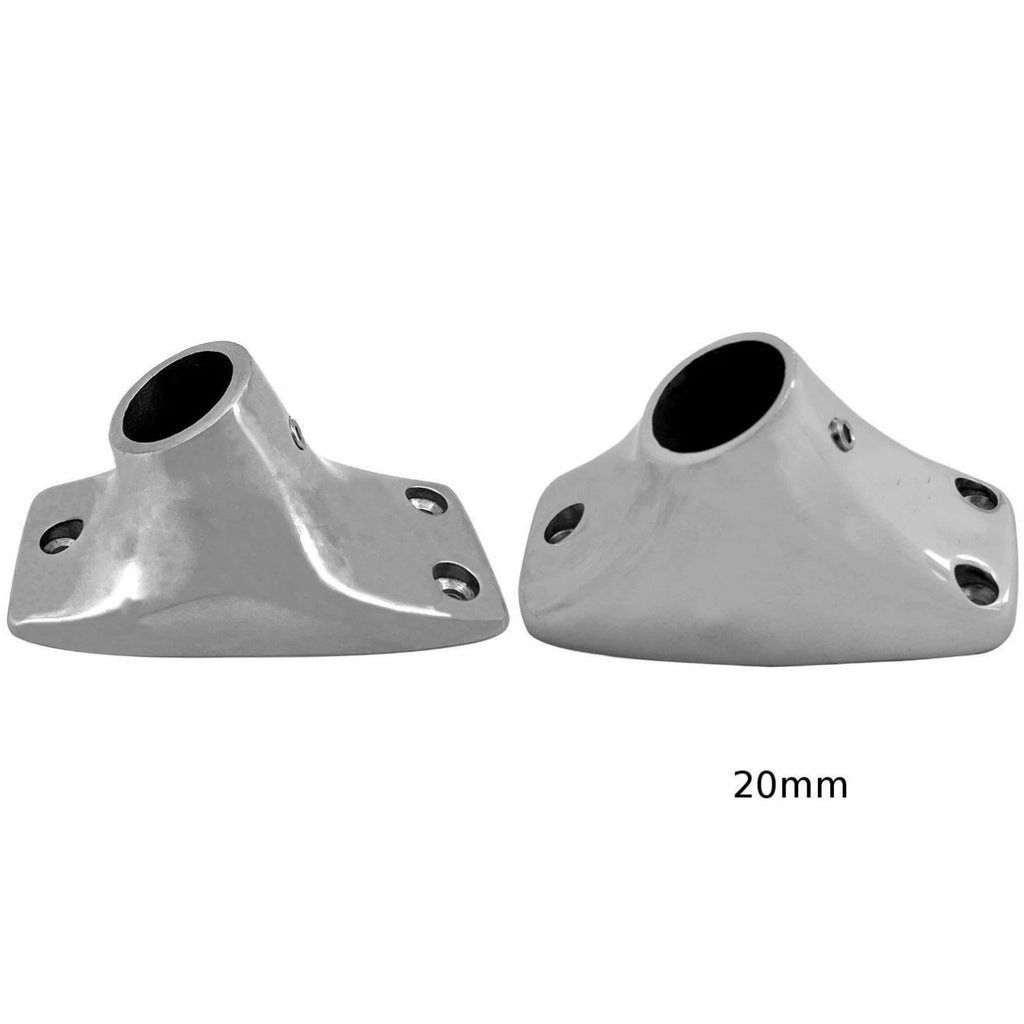 Flagpole Holder Base 316 SS for 20mm & 25mm Poles