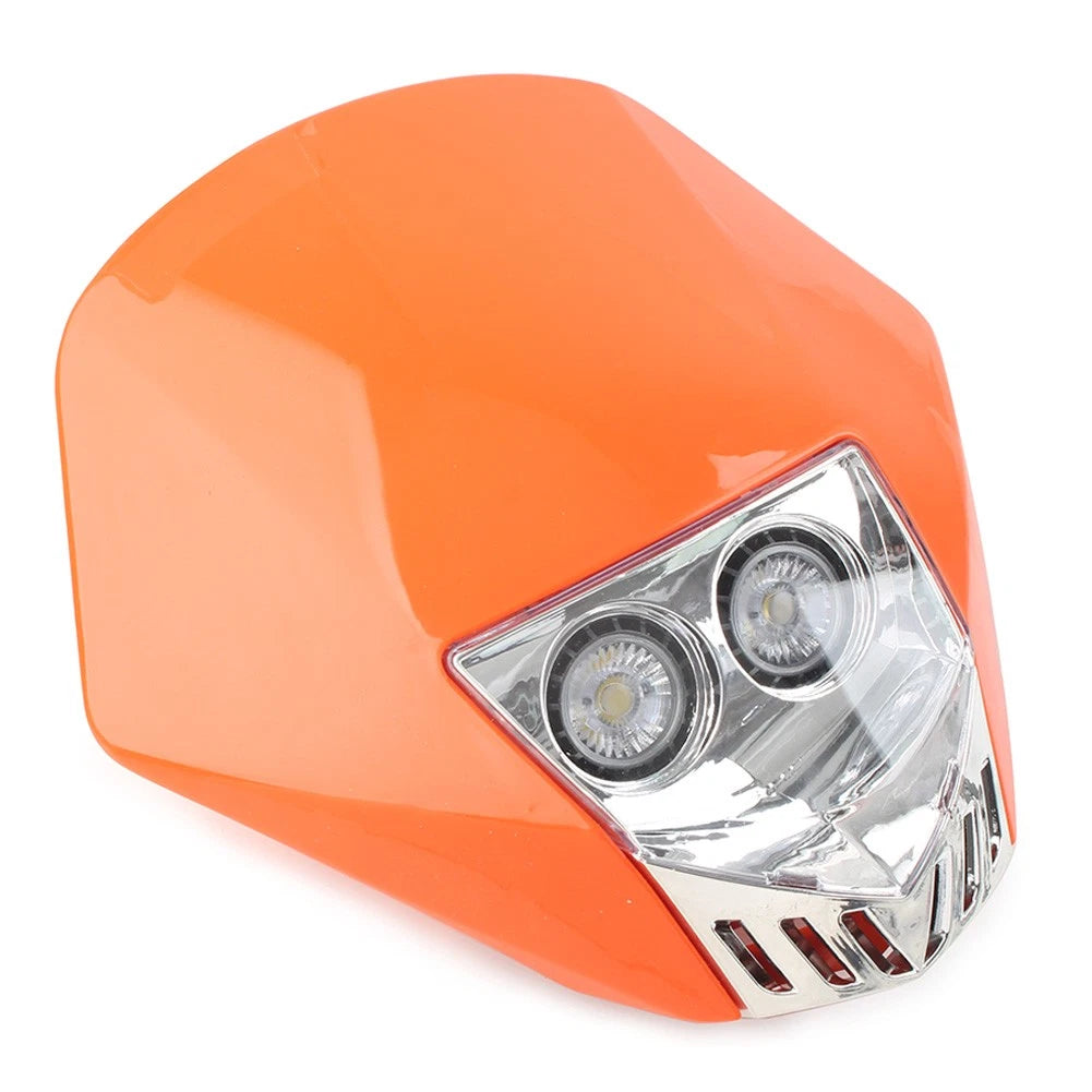Dual 6W LED Bulb Headlight for Dirt Bike (Universal)