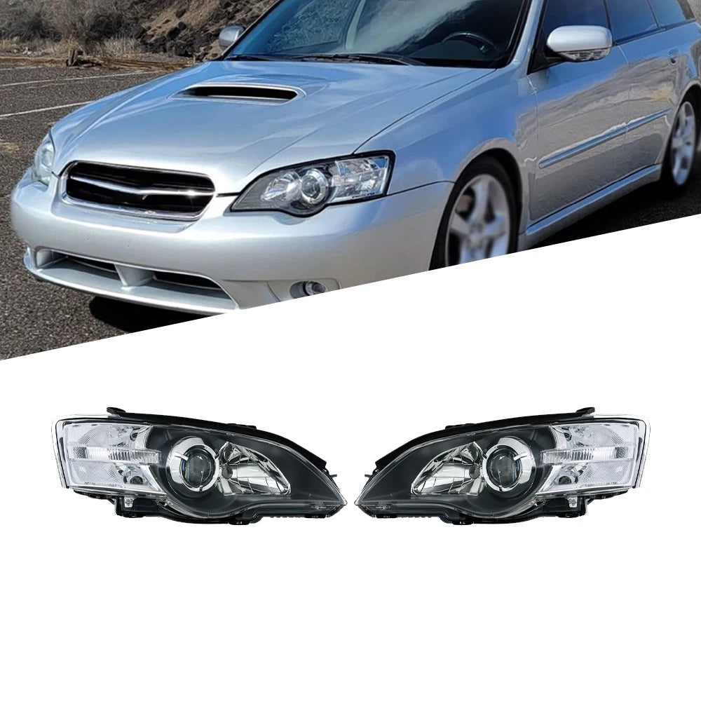 Headlight Assembly Set for Subaru Legacy/Outback (2005–2007) Halogen