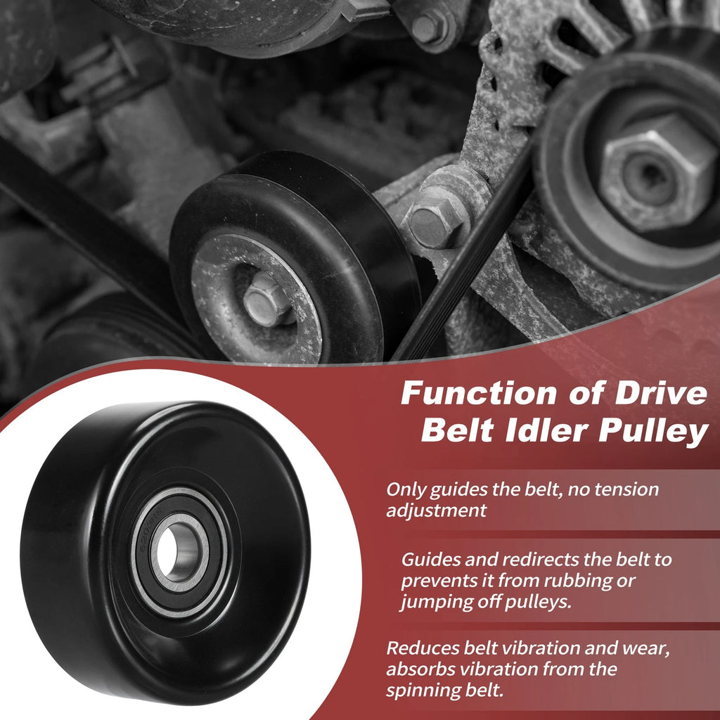Accessory Drive Belt Idler Pulley Replacement for Dodge Ram 1500 2500 3500 (2011–2018)
