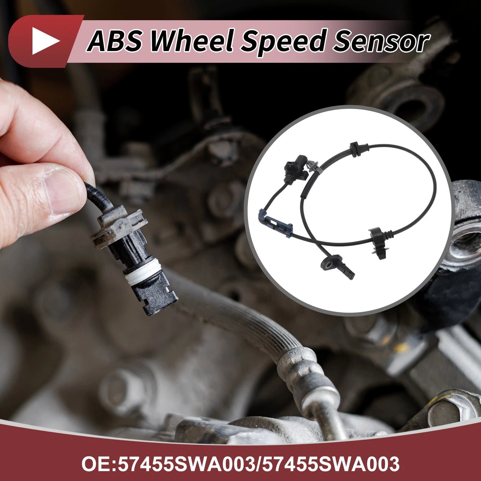 ABS Wheel Speed Sensor Replacement for Honda CRV (2007–2011) Front Left