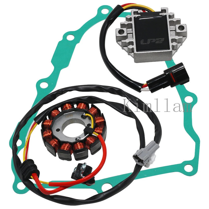 Stator Coil + Regulator Rectifier + Gasket for Yamaha YFZ450R (2004–2008)