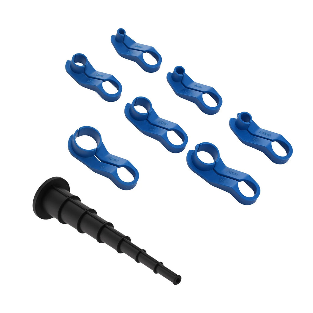 7pc Fuel Line Tool Set for Ford GM Mazda (1/4-7/8in Quick Disconnect)