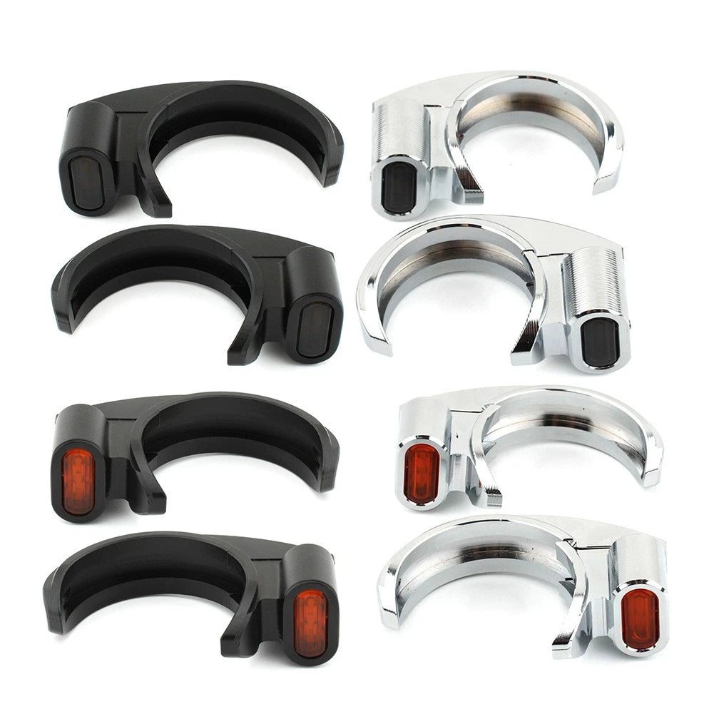 LED Front Turn Signal Light for Harley 39-41mm Front Fork Shock Absorber