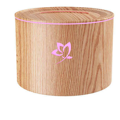 160mL USB Aromatherapy Humidifier - Silent Operation, Wood Texture Design