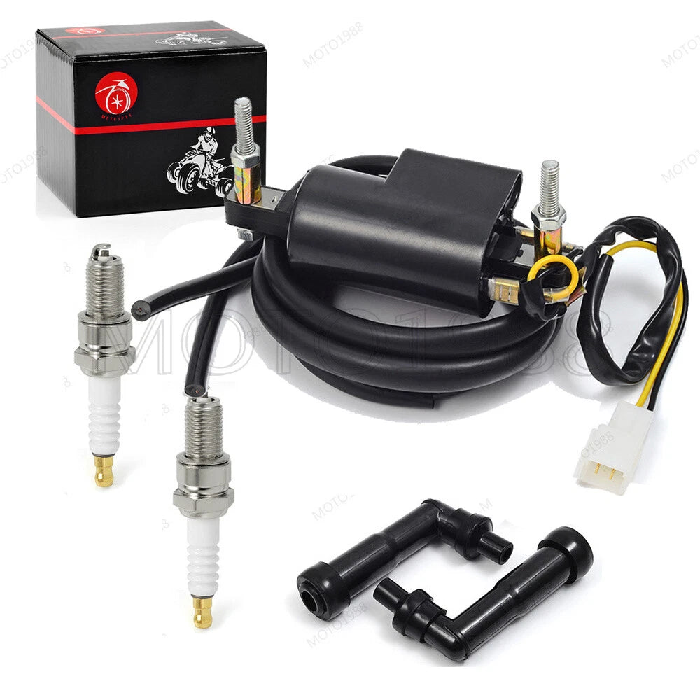 Ignition Coil Spark Plug & Cap for Honda CB450T SC Hawk Nighthawk (1982–1985)