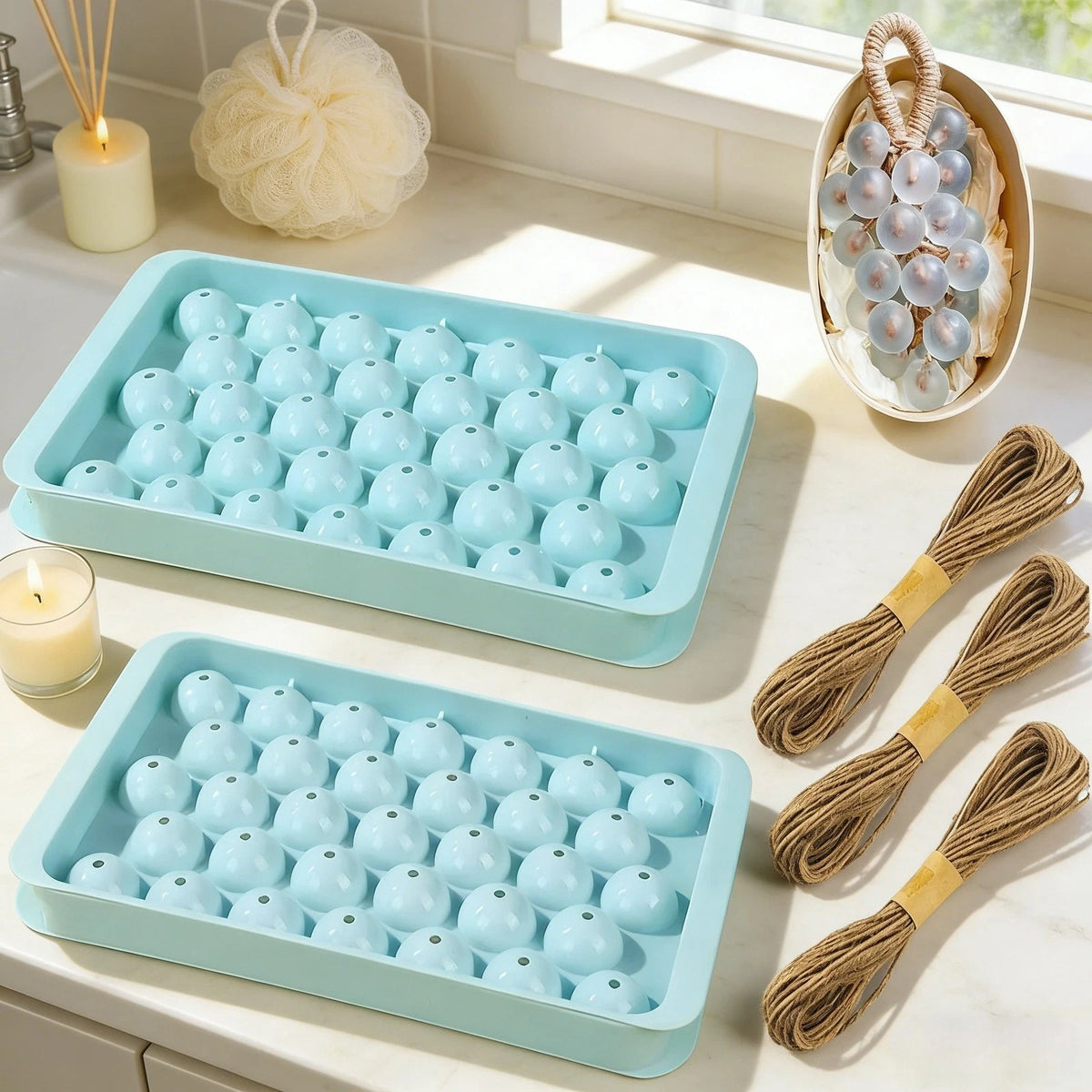 Mold Kit for Crafting - Smooth Non-Stick & Rope