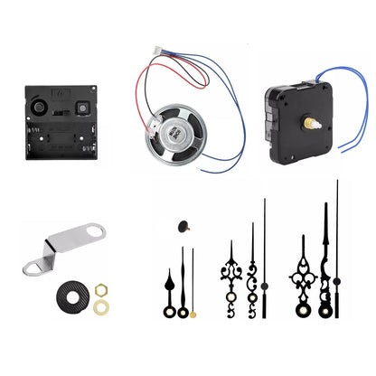 Clock Movement Mechanism Kit with Hands for DIY Repair