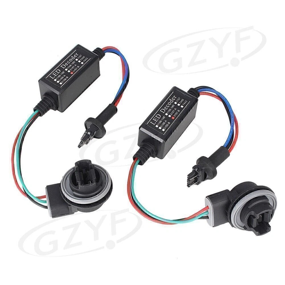 2X 3157B LED Decoder for Turn Signal Light (No Hyper Flashing)