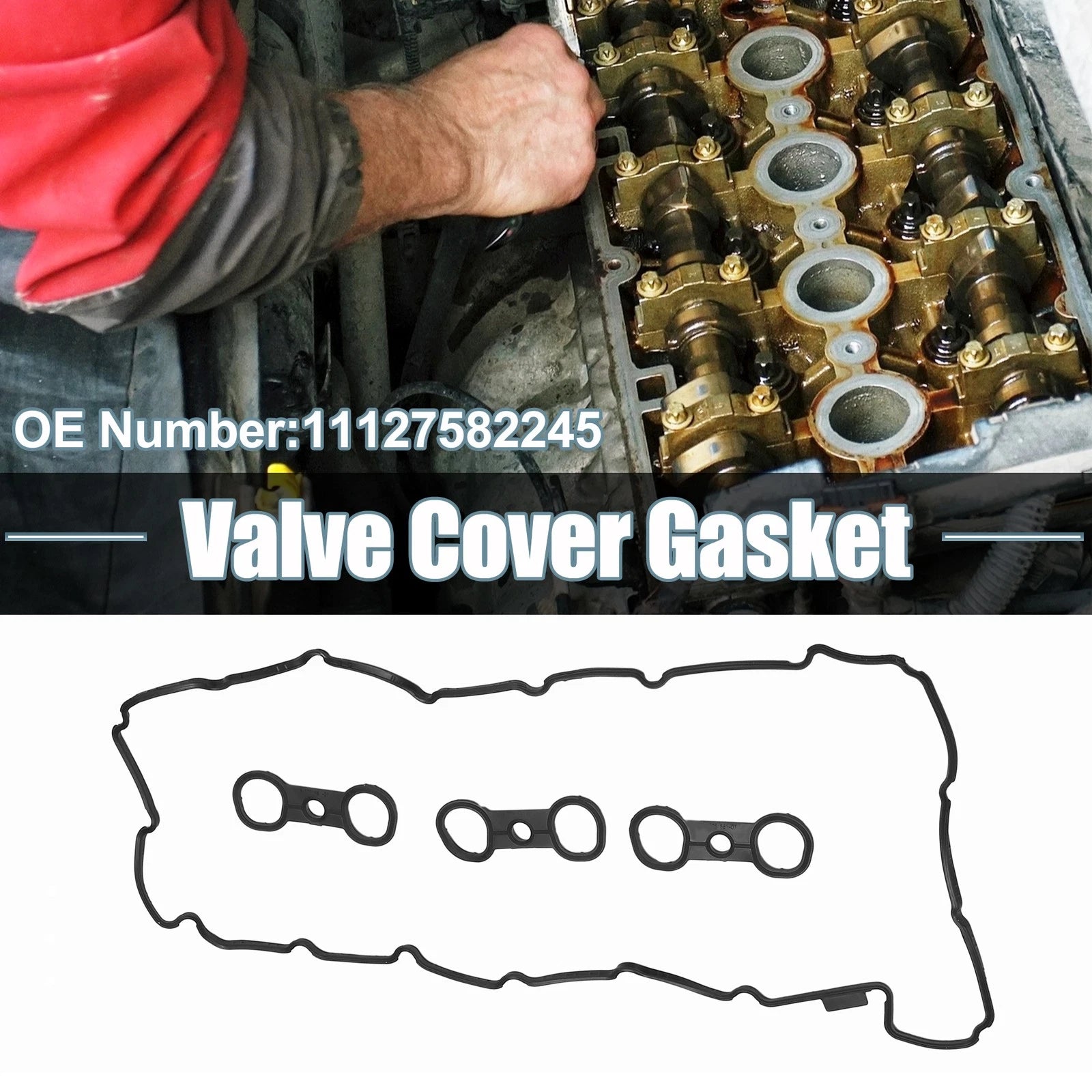 Valve Cover Gasket Set Replacement for BMW 740iL (1996–1998)