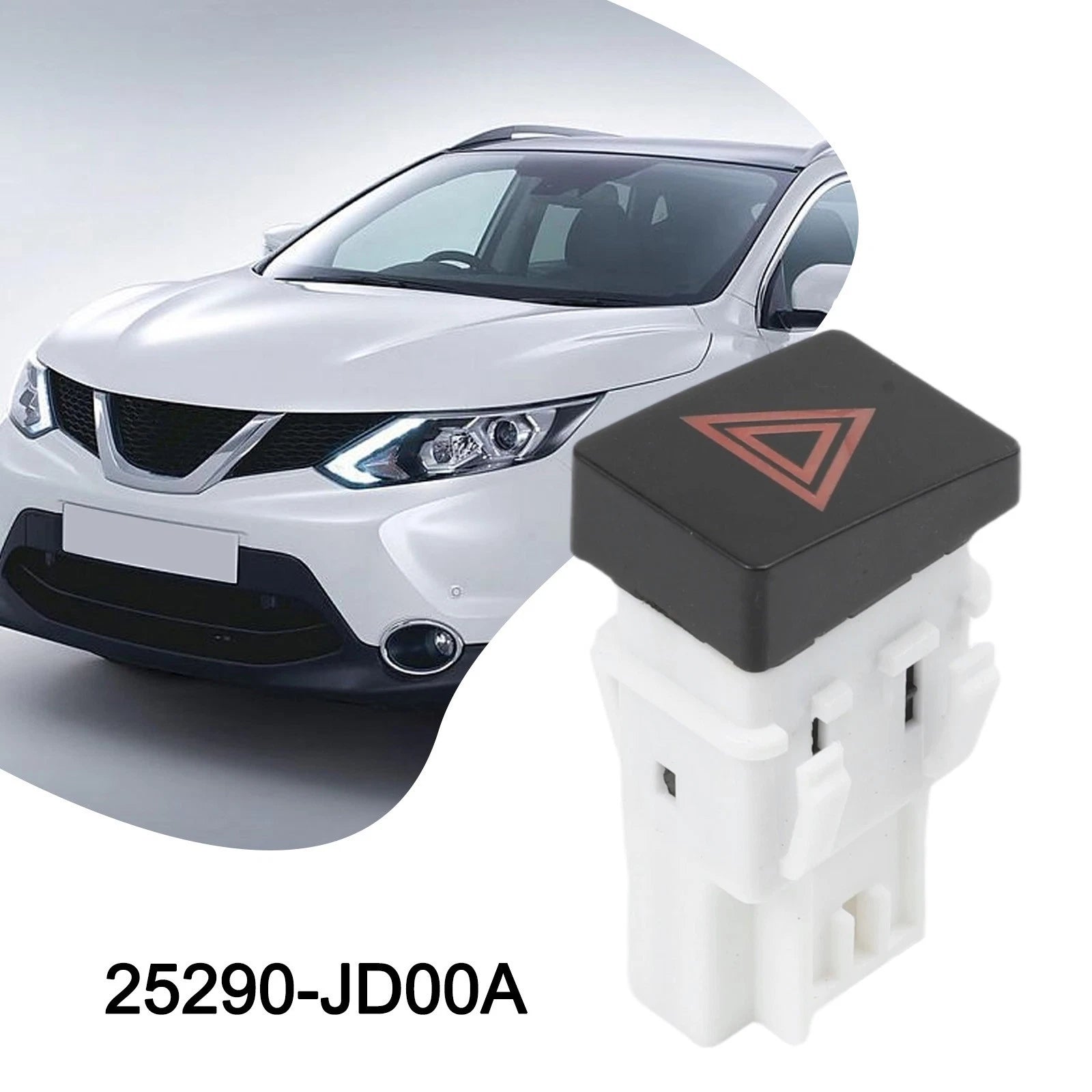 Hazard Lights Activation Switch for Nissan Qashqai (2007–2013)