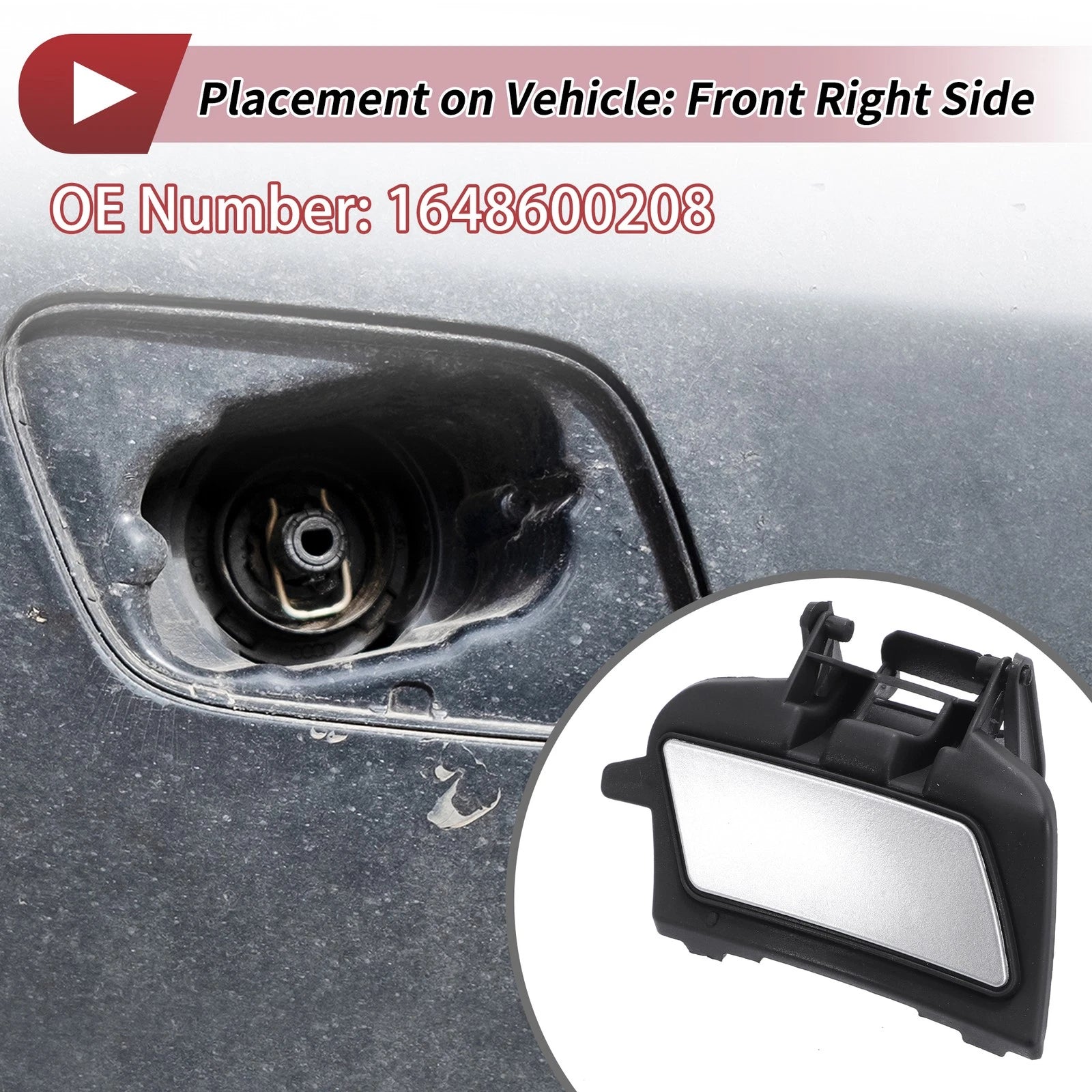Washer Nozzle Cover Cap Front Right for Mercedes-Benz ML320 (2007–2008)