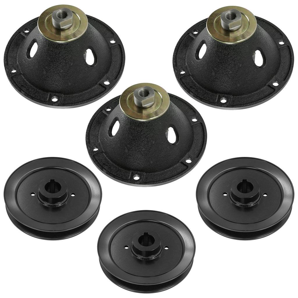 Deck Spindle with Pulley Replacement for Ferris FW35 (48–52) (2019–2020)