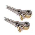 2-Piece Lock On Tire Inflator Air Chuck for Universal Use (1/4")