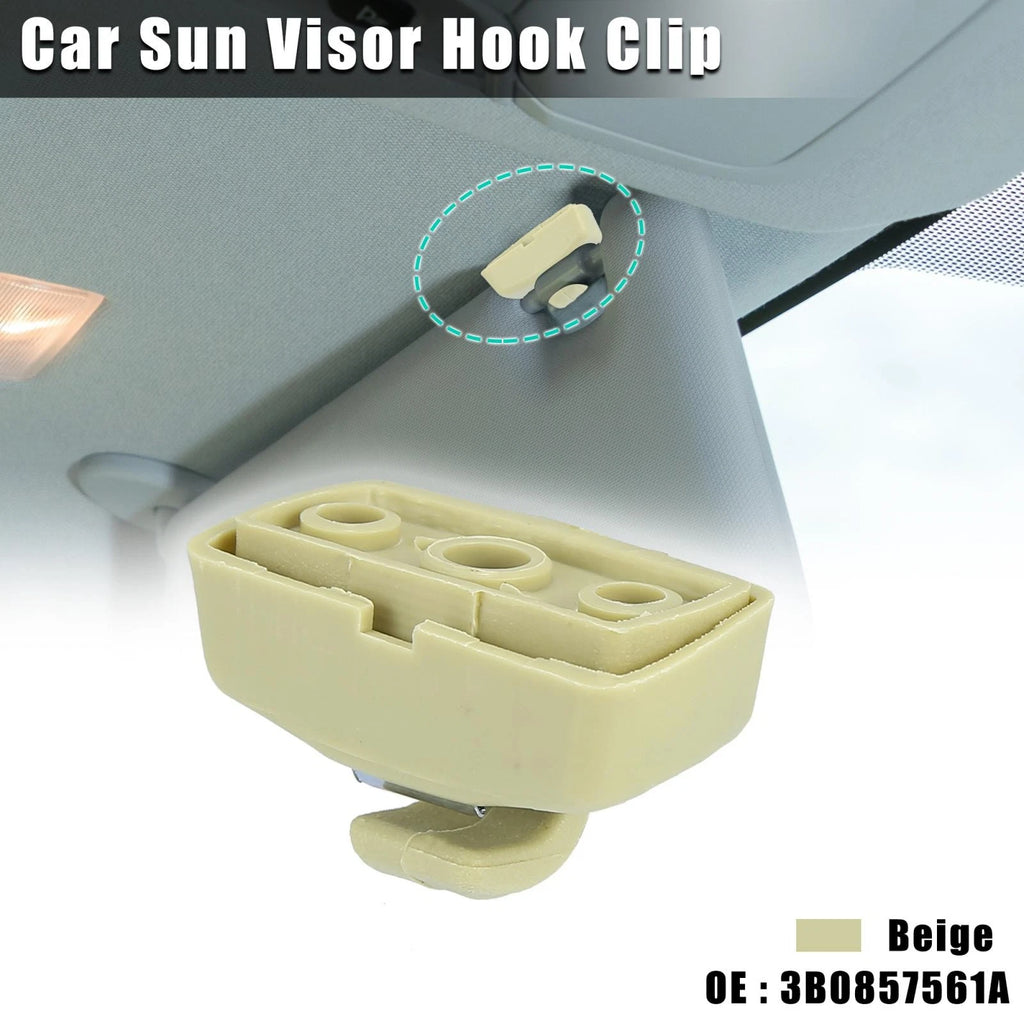 Visor Hook Clip Bracket Hanger for VW Golf Jetta Passat Beetle (1999–2014)
