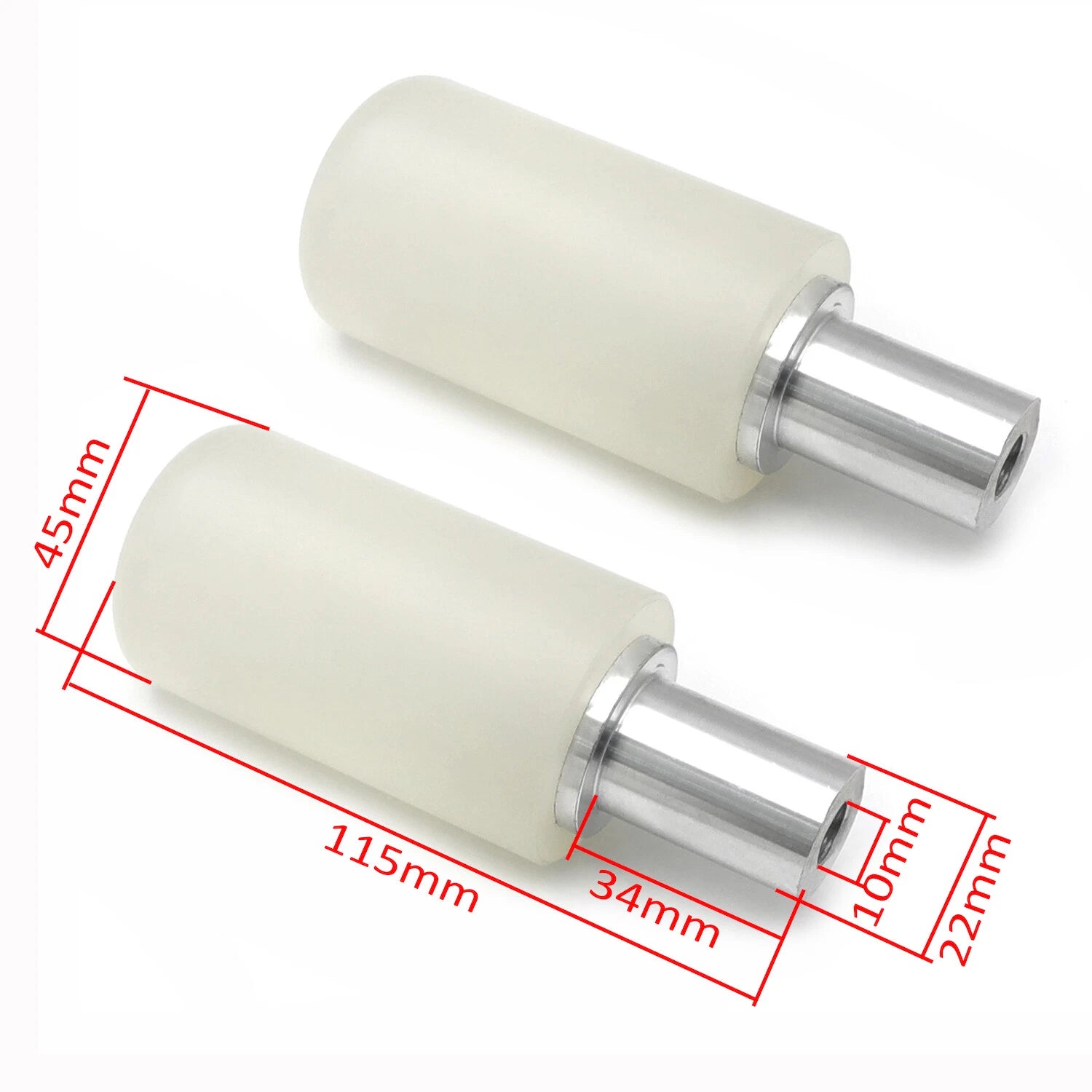 10mm Motorcycle Frame Sliders Crash Protector for Suzuki Kawa (Universal)