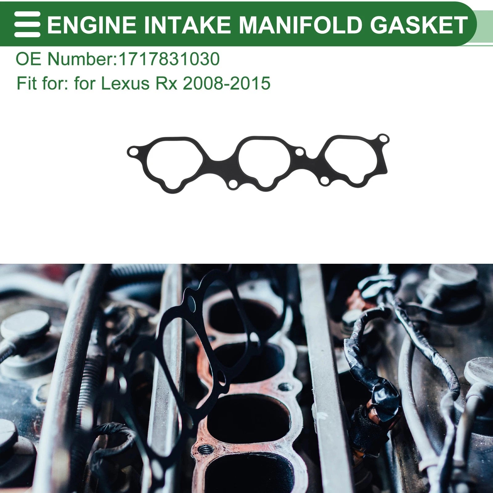 Engine Intake Manifold Gasket Replacement for Lexus RX 2008–2015