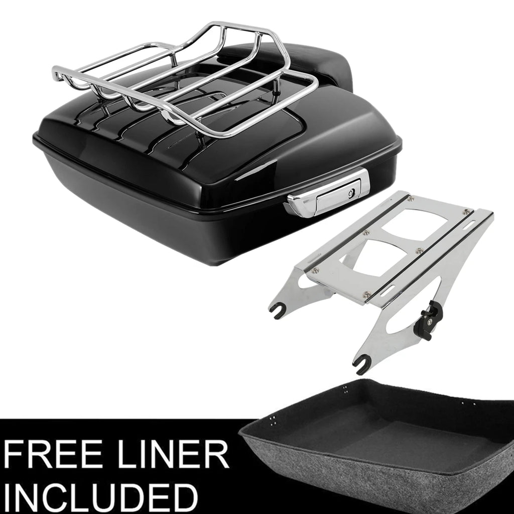 Chopped Trunk Backrest Mount Rack for Harley Touring (2014–2025)