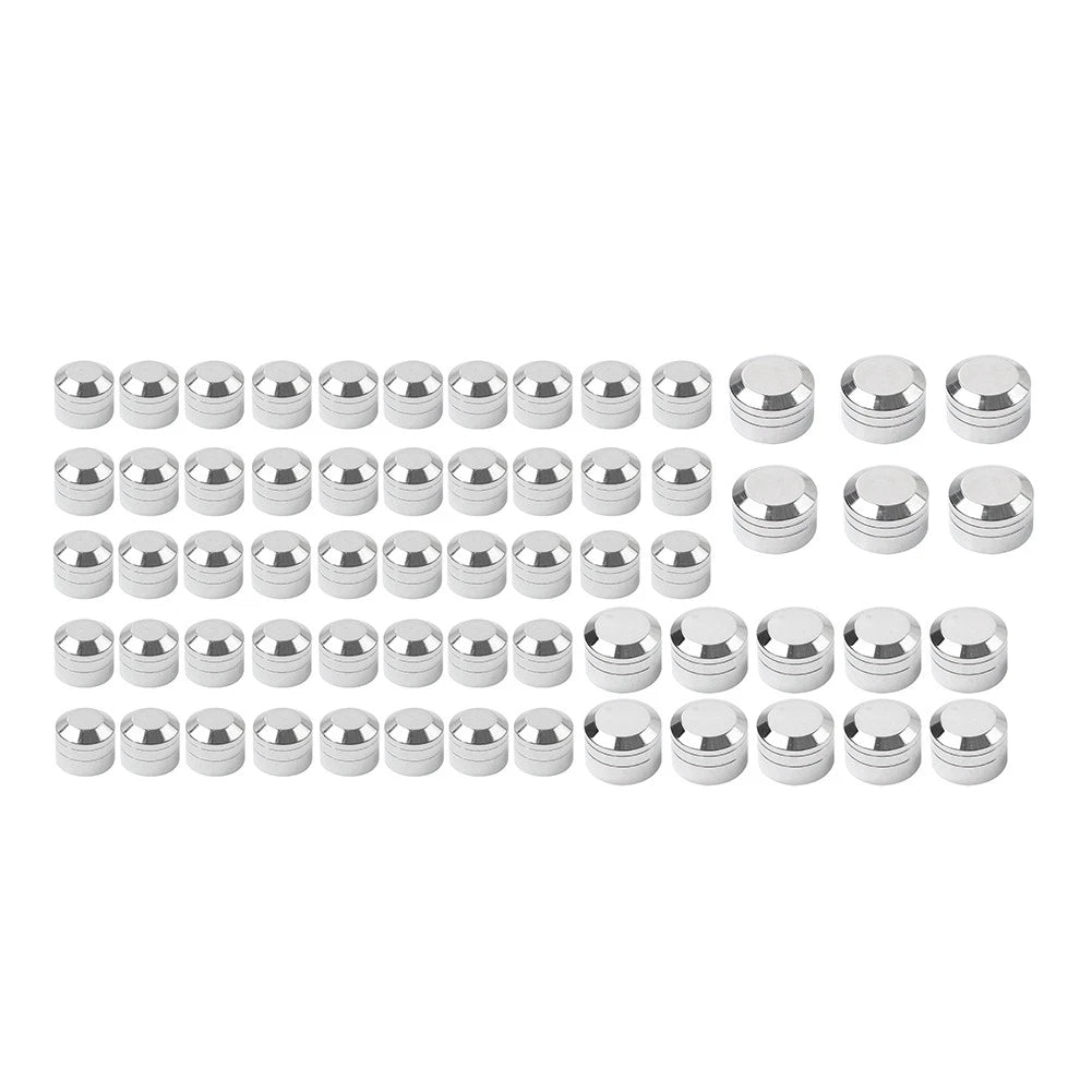 2X Engine Bolt Caps Chrome Kit for Harley Touring Road King Street Glide (2017–2024)
