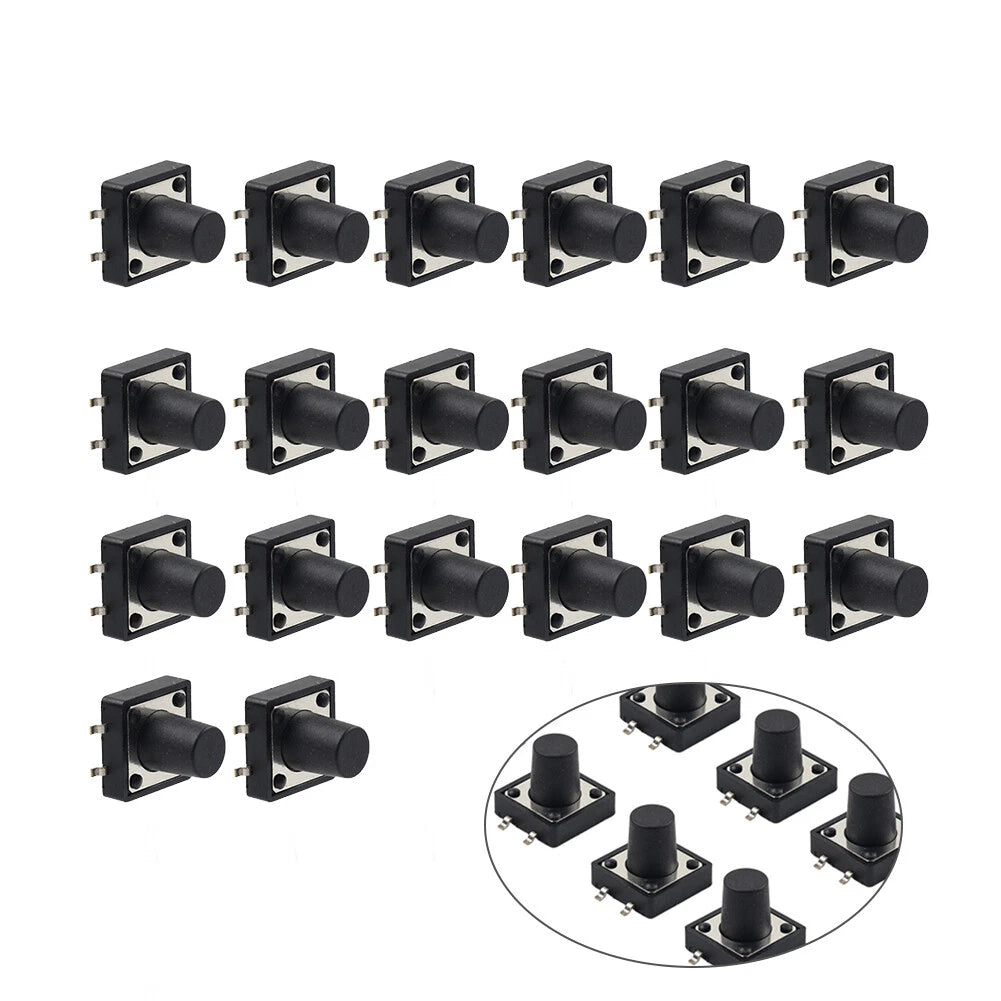 20PCS Micro Momentary Tactile Push Button Switch for Various Applications