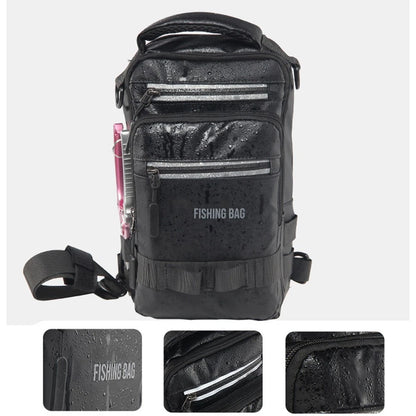 Fishing Sling Bag Rod Holders Backpack - Easy Carry