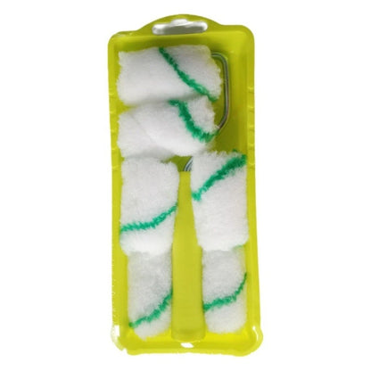 8-Piece Painting Kit with 2-Inch Green Stripe, 6 Polyester Sleeves, 2 Trays