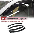 Window Deflectors Side Window Vent Visors for Mazda 3 Sedan 2014–2018