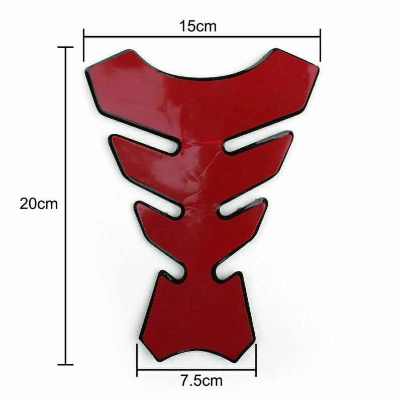 3D Rubber Side Tank Pad Protector for Honda CBR 600 1000 RR CB1000 (2004–2023)