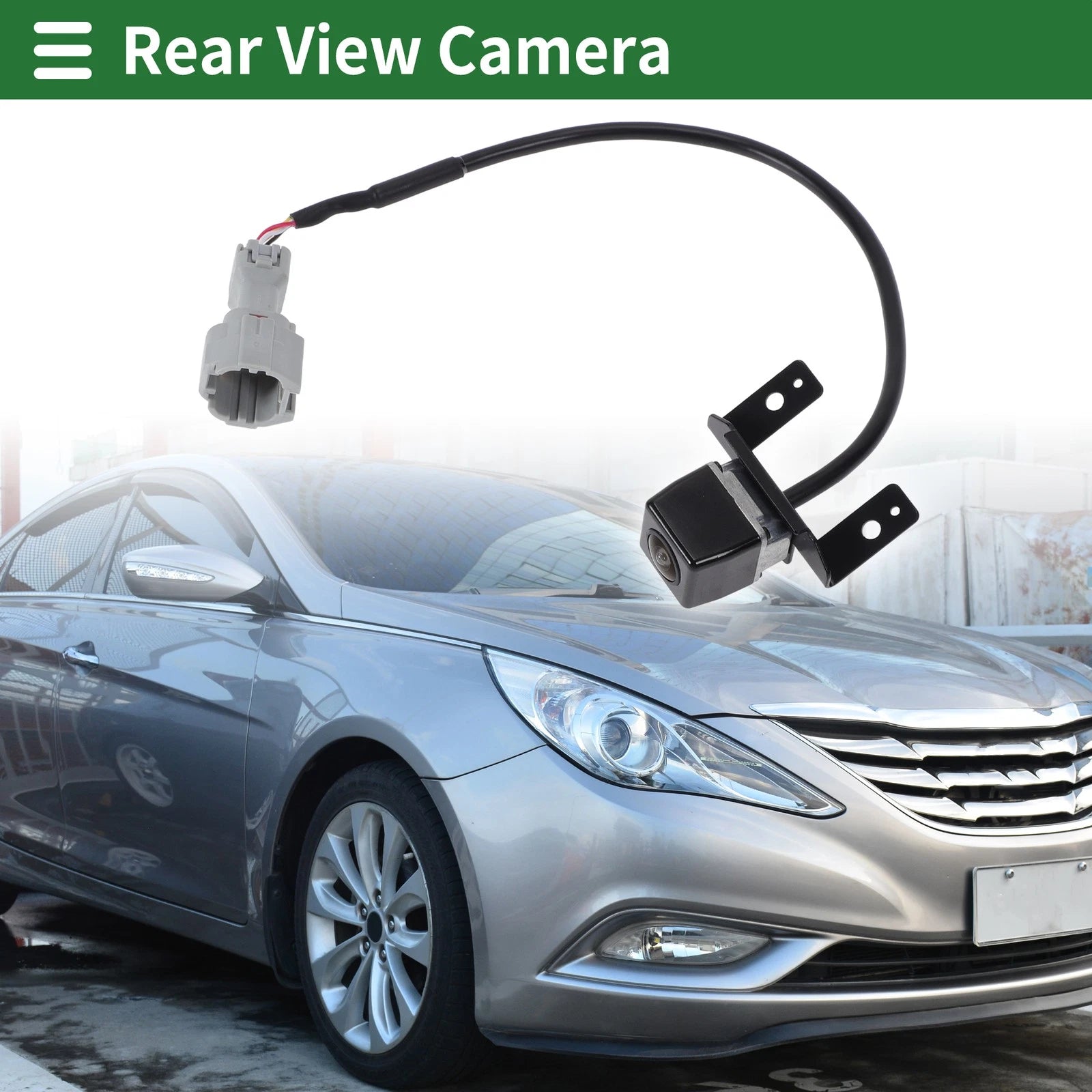 Rear View Camera Backup Reverse Camera 120-180 Degree for Hyundai Sonata (2010–2014)