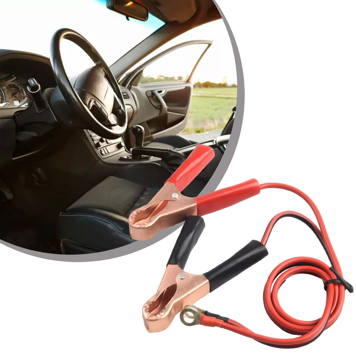 2X 50AMP Battery Inverter Wire Power Transfer for Car