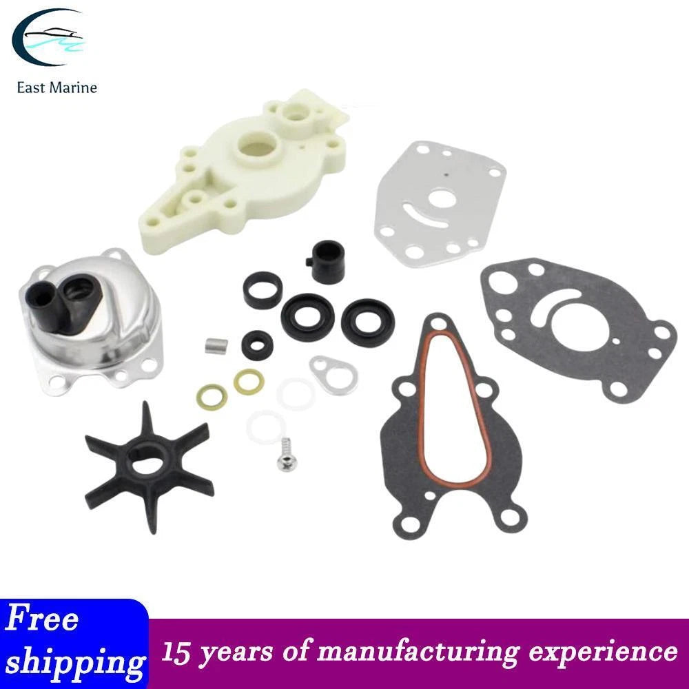 Water Pump Impeller Kit for Mercury Mariner 2 & 4 Stroke (6-15 HP) 46-42089A5