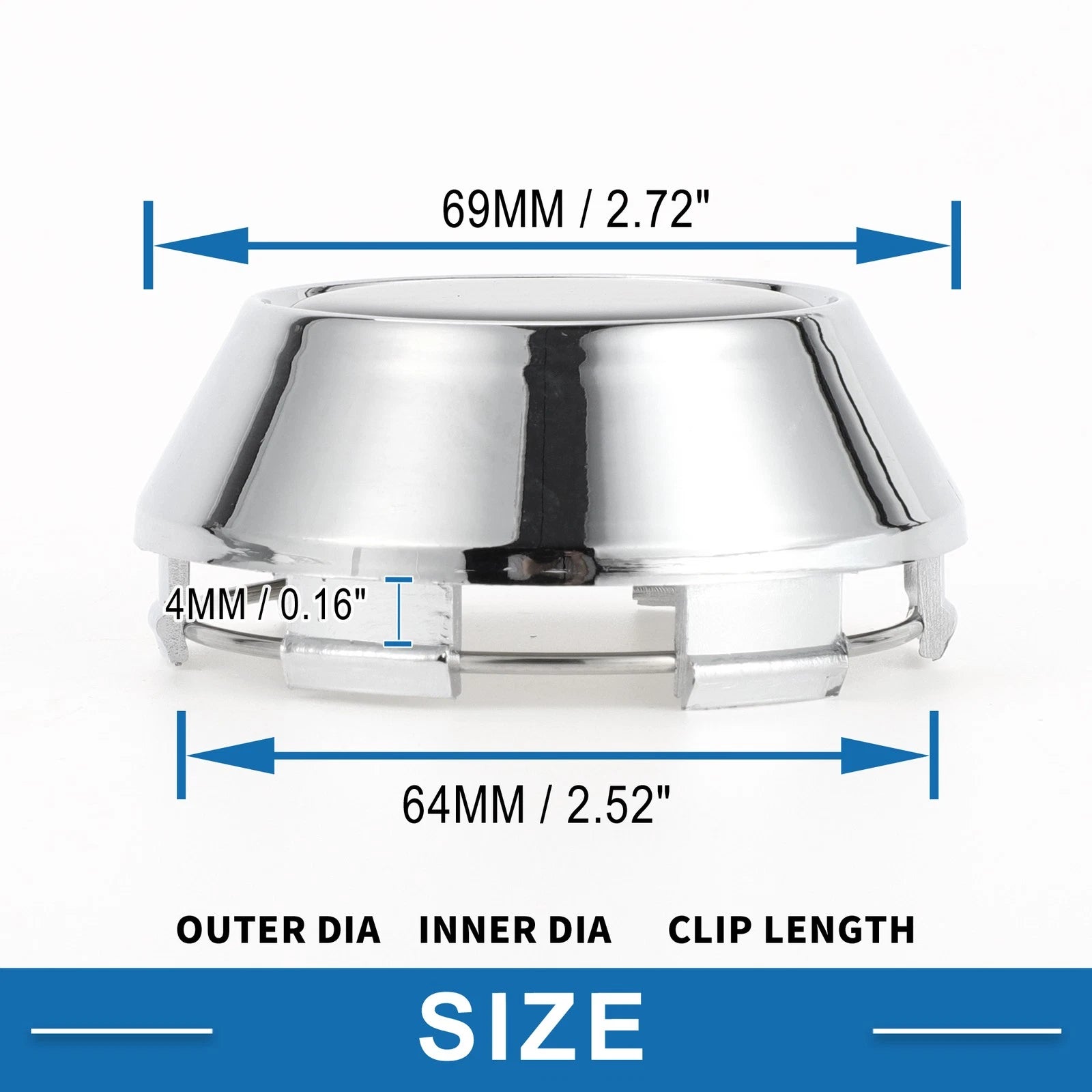 Universal Wheel Center Hub Cap 69mm for (Universal)