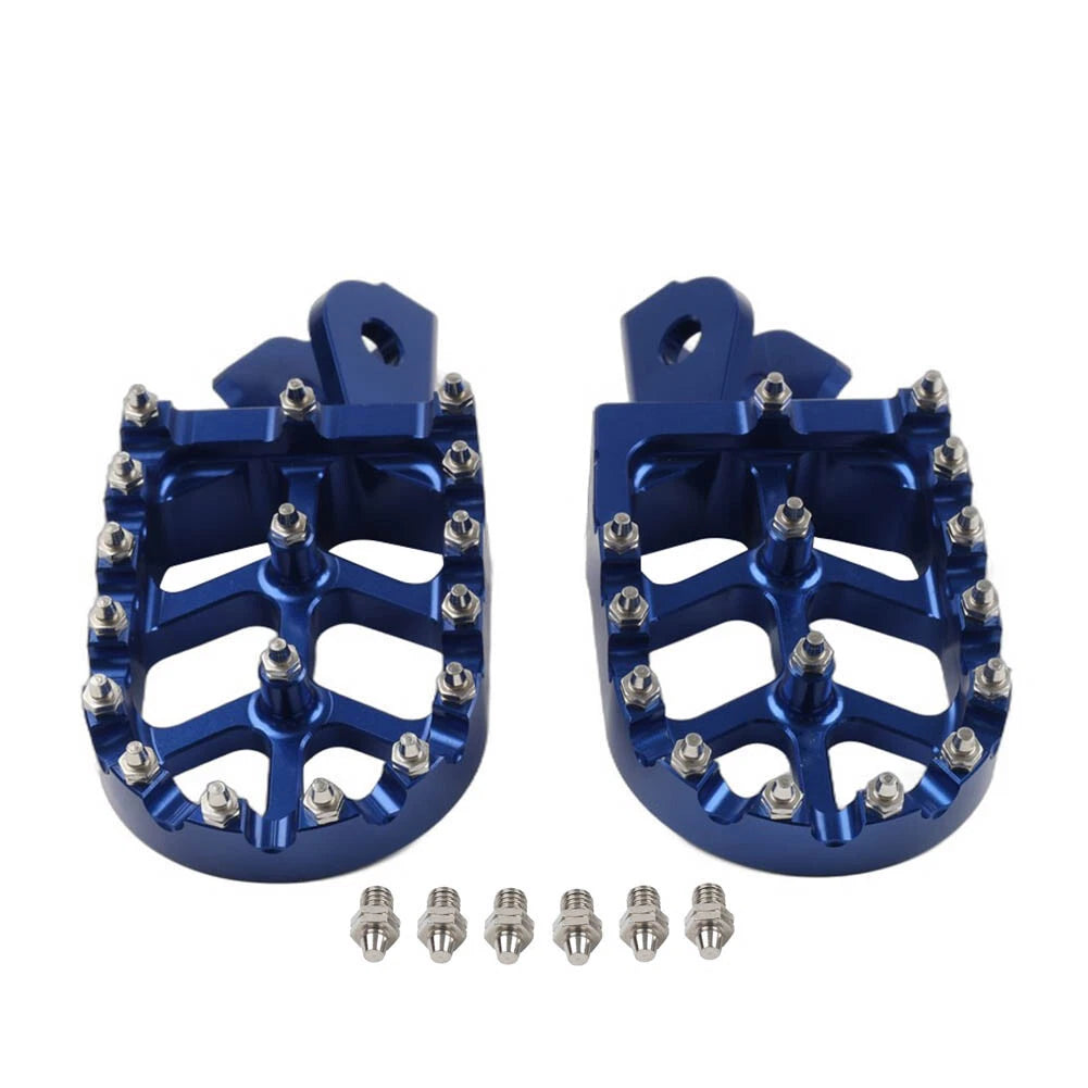 Blue Foot Pegs for Sur Ron S/X, Honda CRF 150F 230F (2003–2019)