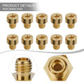 Set of 10 Main Jets Carb Thread M5x0.75mm for