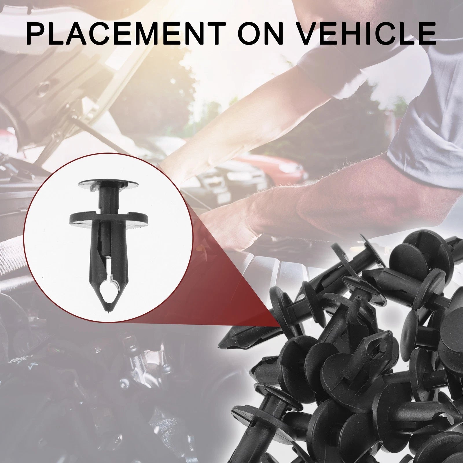 Front Fender Skirt Clip Kit for Ford Escape (2008–2012)
