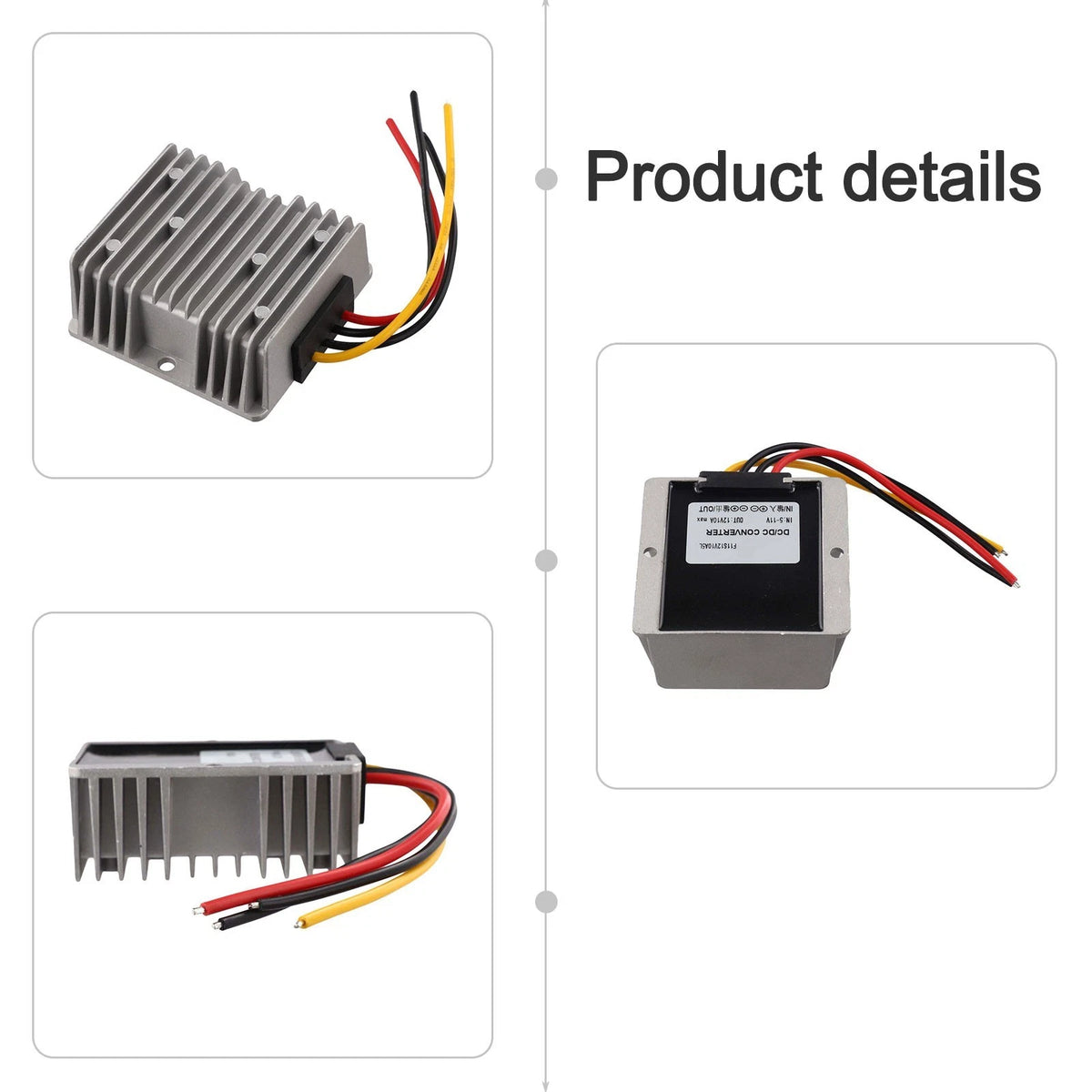 DC Converter 6V to 12V 10A 120W for Car Boat
