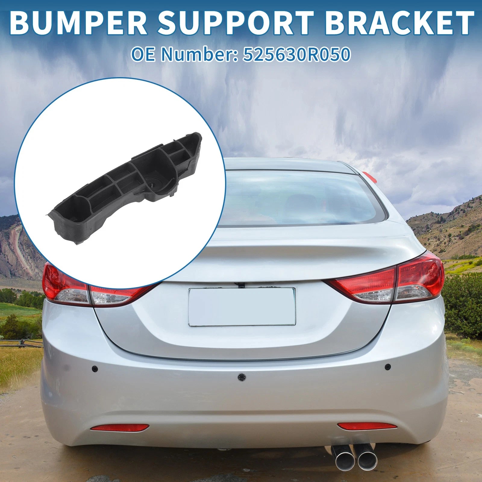 Left Rear Bumper Retainer Bracket for Toyota RAV4 (2016–2018)