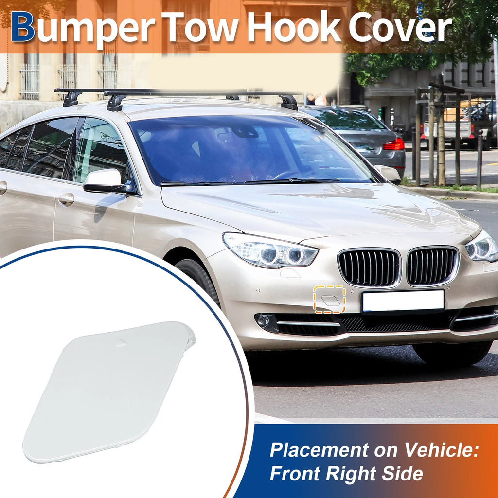 Front Right Tow Hook Cover Replacement for BMW 535i 550i GT (2011–2019)