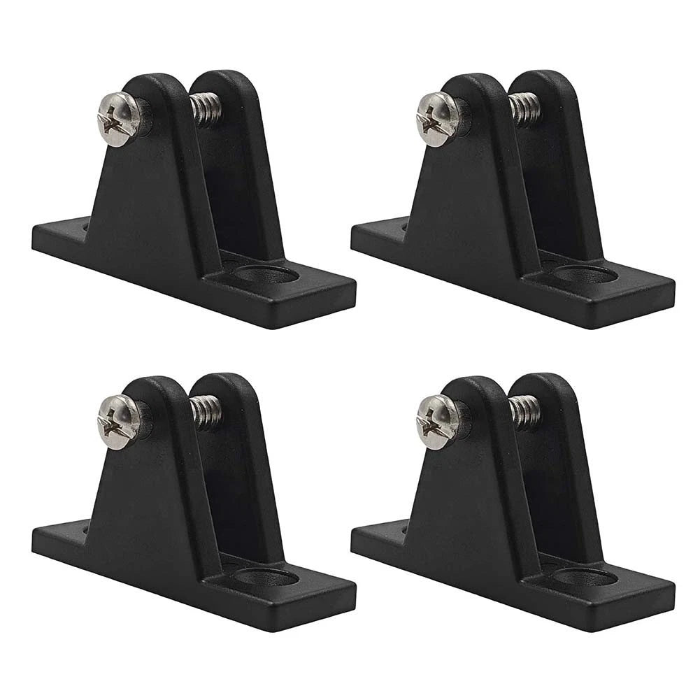 Set of 4 Nylon Plastic Boat Deck Hinges for Yacht Bimini Top Accessories