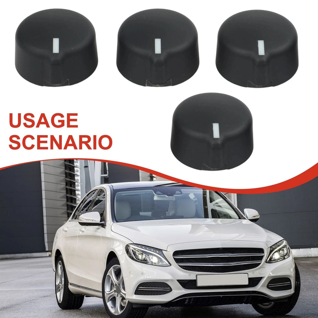 Set of 4 Air Conditioner Control Button Knobs for Mercedes C Class W203