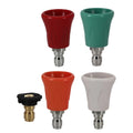 5 Piece Pressure Washer Nozzle Guard Set Tips Quick Connect