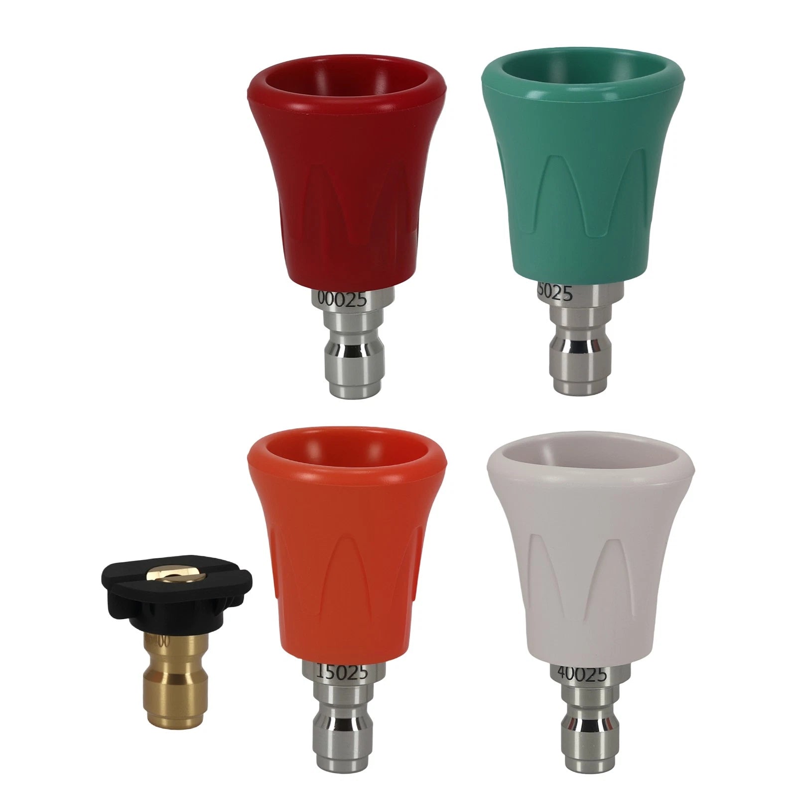 5 Piece Pressure Washer Nozzle Guard Set Tips Quick Connect