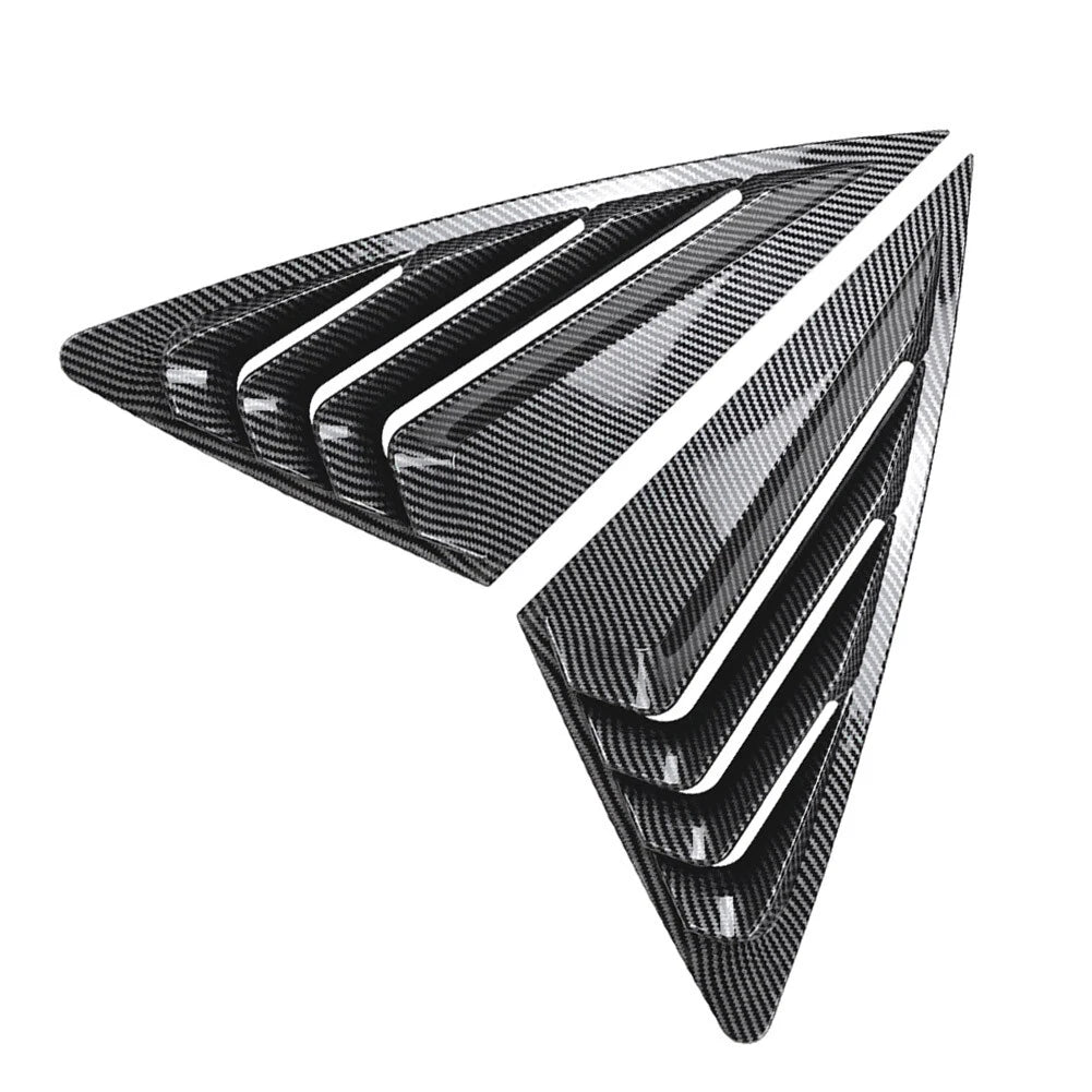 Rear Window Louvers for Audi Q3 F3 Sportback (2019–2024) Carbon Look