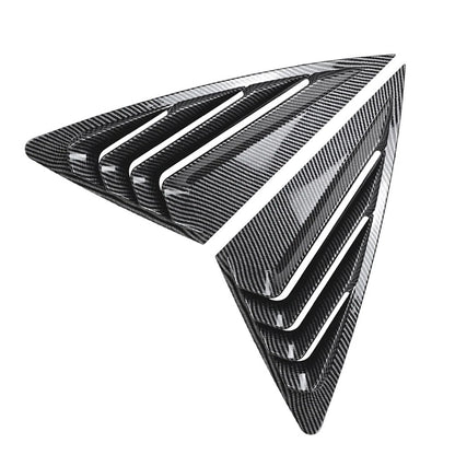 Rear Window Louvers for Audi Q3 F3 Sportback (2019–2024) Carbon Look